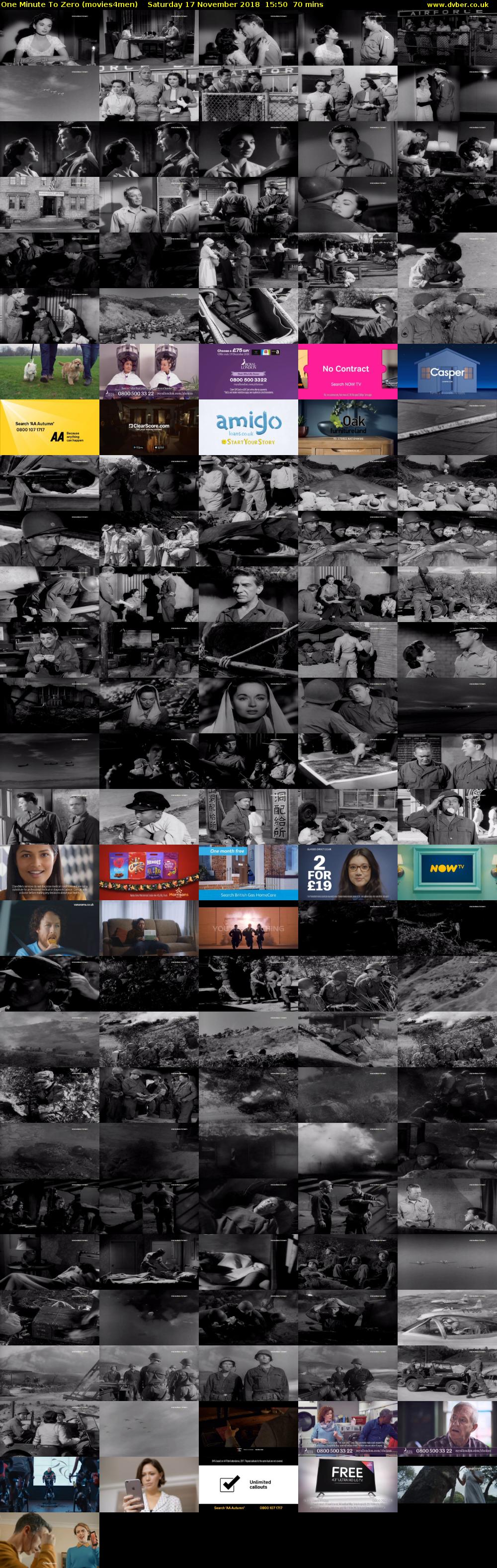 One Minute To Zero (movies4men) Saturday 17 November 2018 15:50 - 17:00