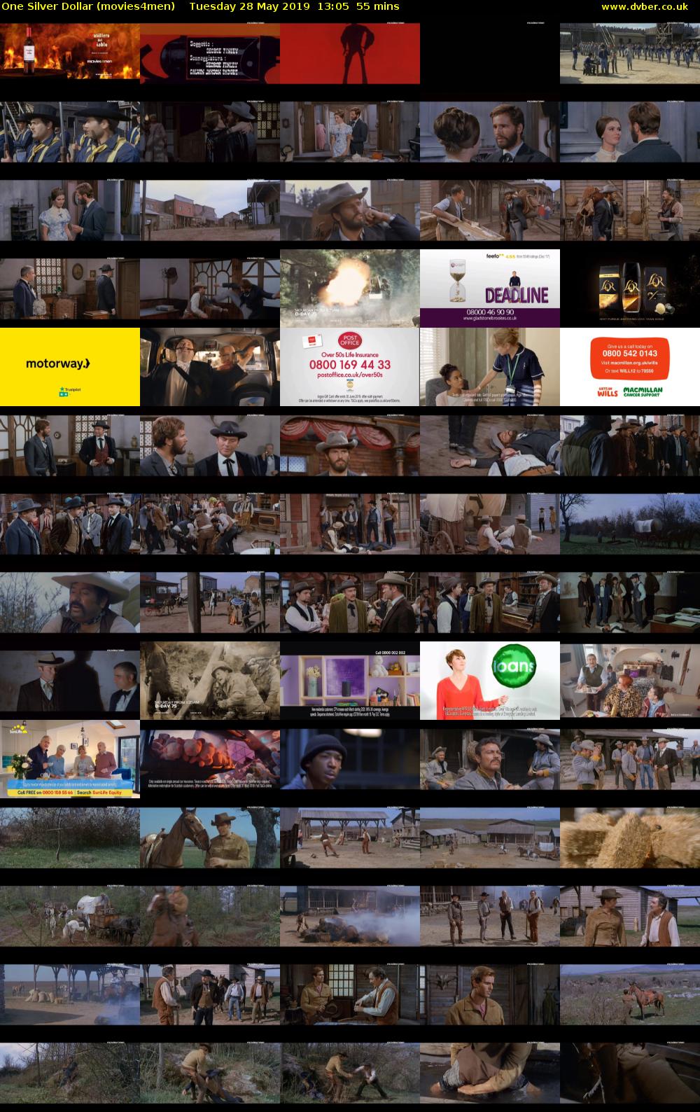 One Silver Dollar (movies4men) Tuesday 28 May 2019 13:05 - 14:00