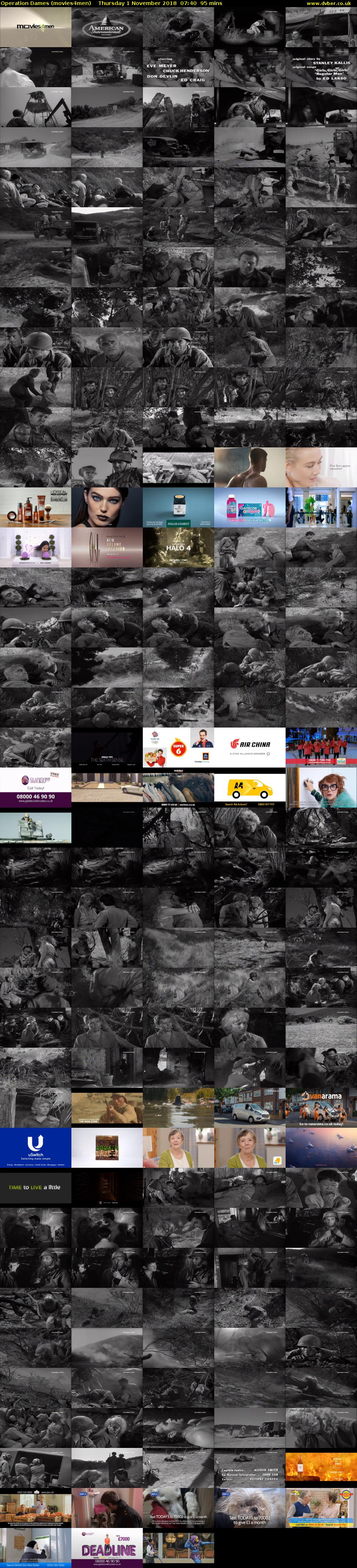 Operation Dames (movies4men) Thursday 1 November 2018 07:40 - 09:15