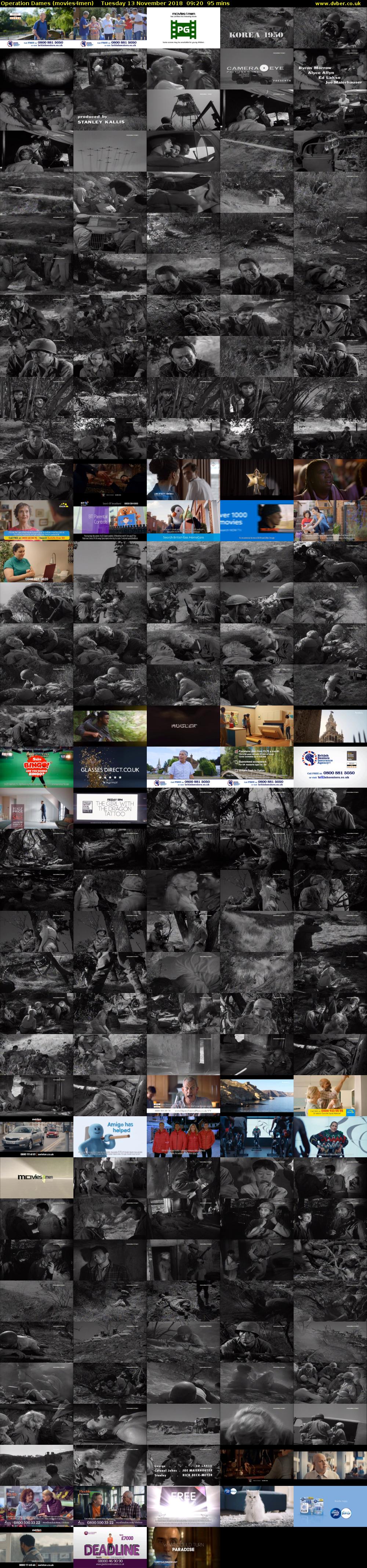 Operation Dames (movies4men) Tuesday 13 November 2018 09:20 - 10:55