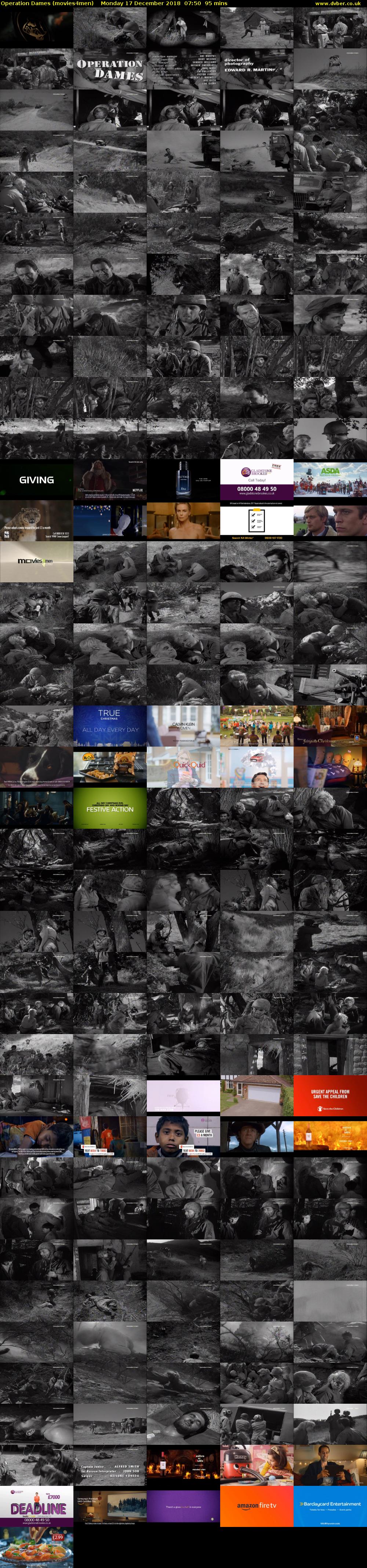 Operation Dames (movies4men) Monday 17 December 2018 07:50 - 09:25