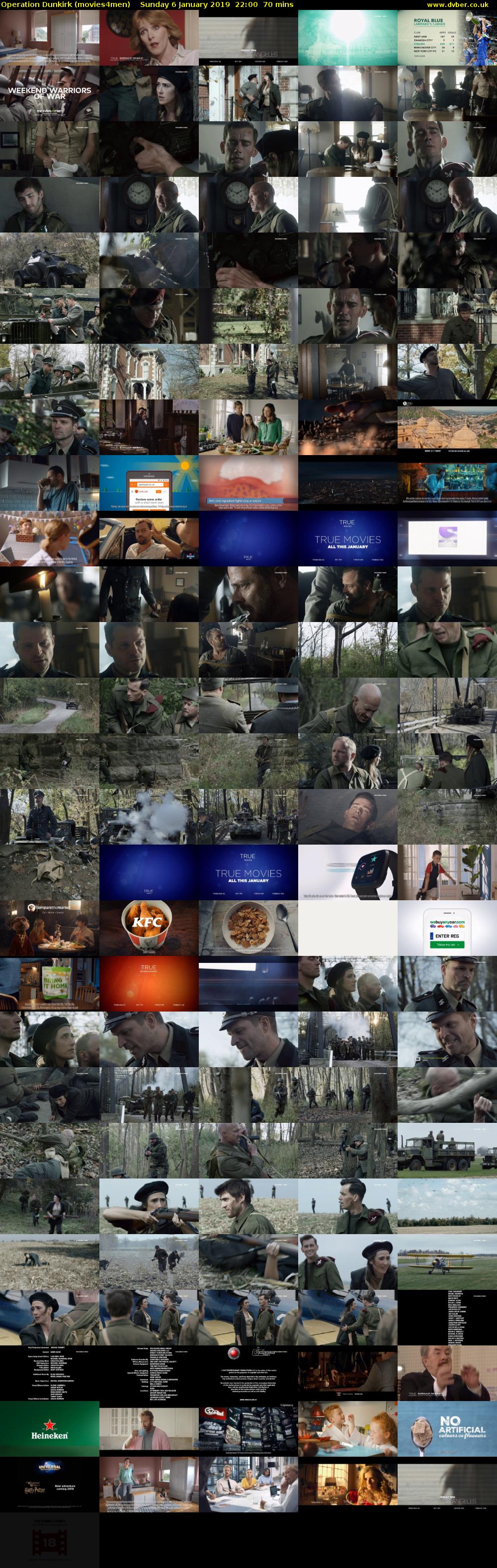 Operation Dunkirk (movies4men) Sunday 6 January 2019 22:00 - 23:10