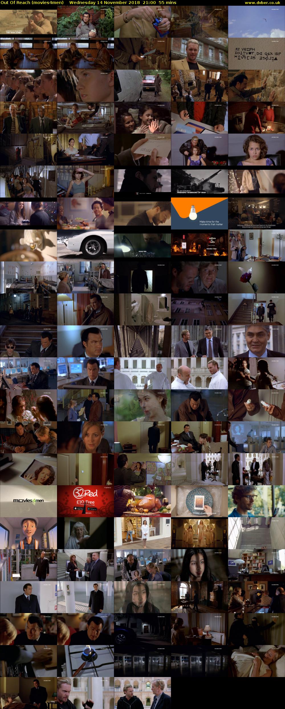 Out Of Reach (movies4men) Wednesday 14 November 2018 21:00 - 21:55