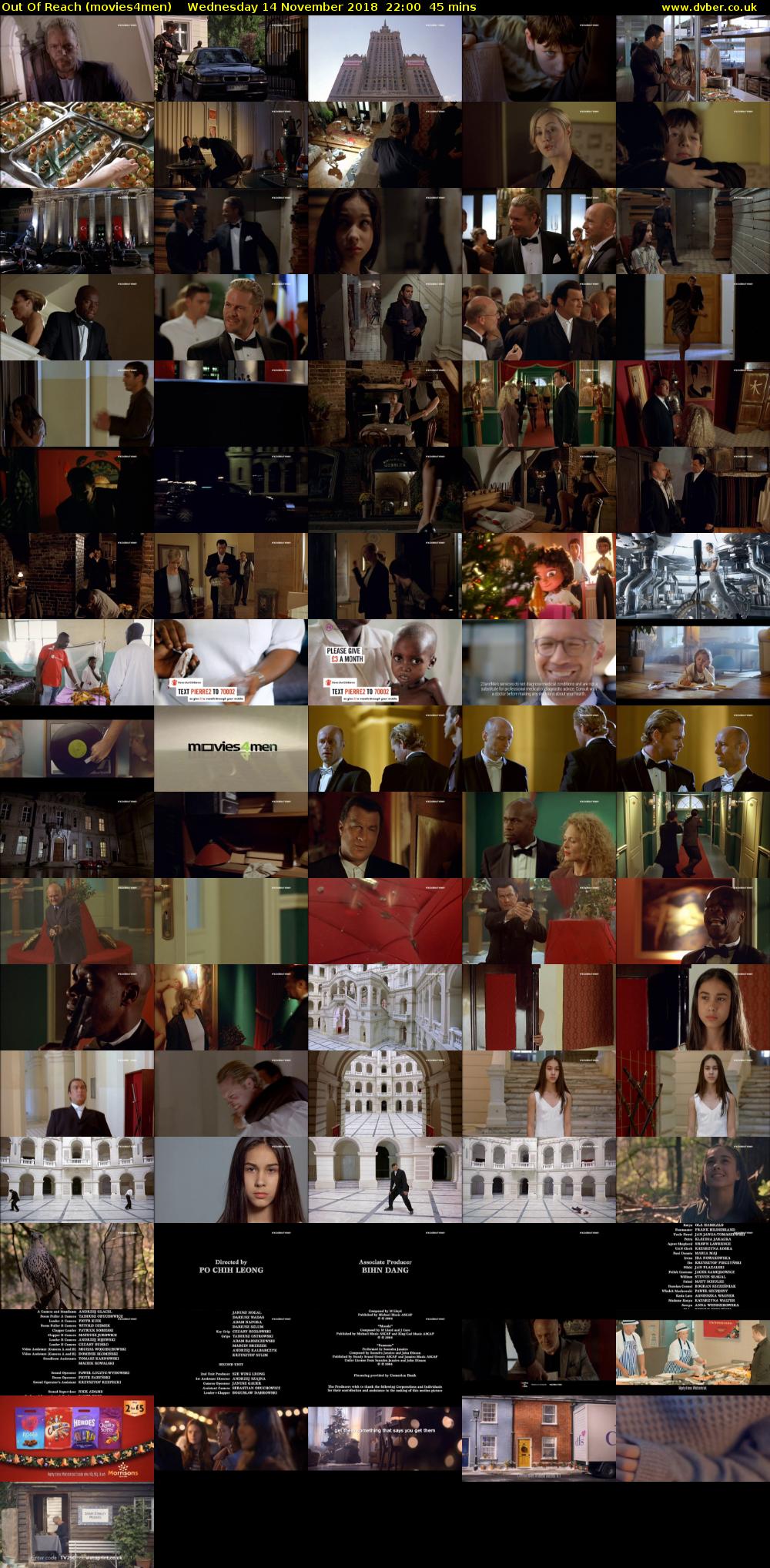 Out Of Reach (movies4men) Wednesday 14 November 2018 22:00 - 22:45