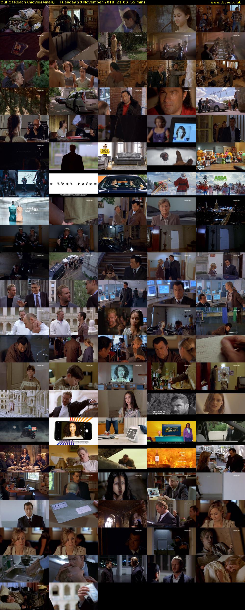 Out Of Reach (movies4men) Tuesday 20 November 2018 21:00 - 21:55