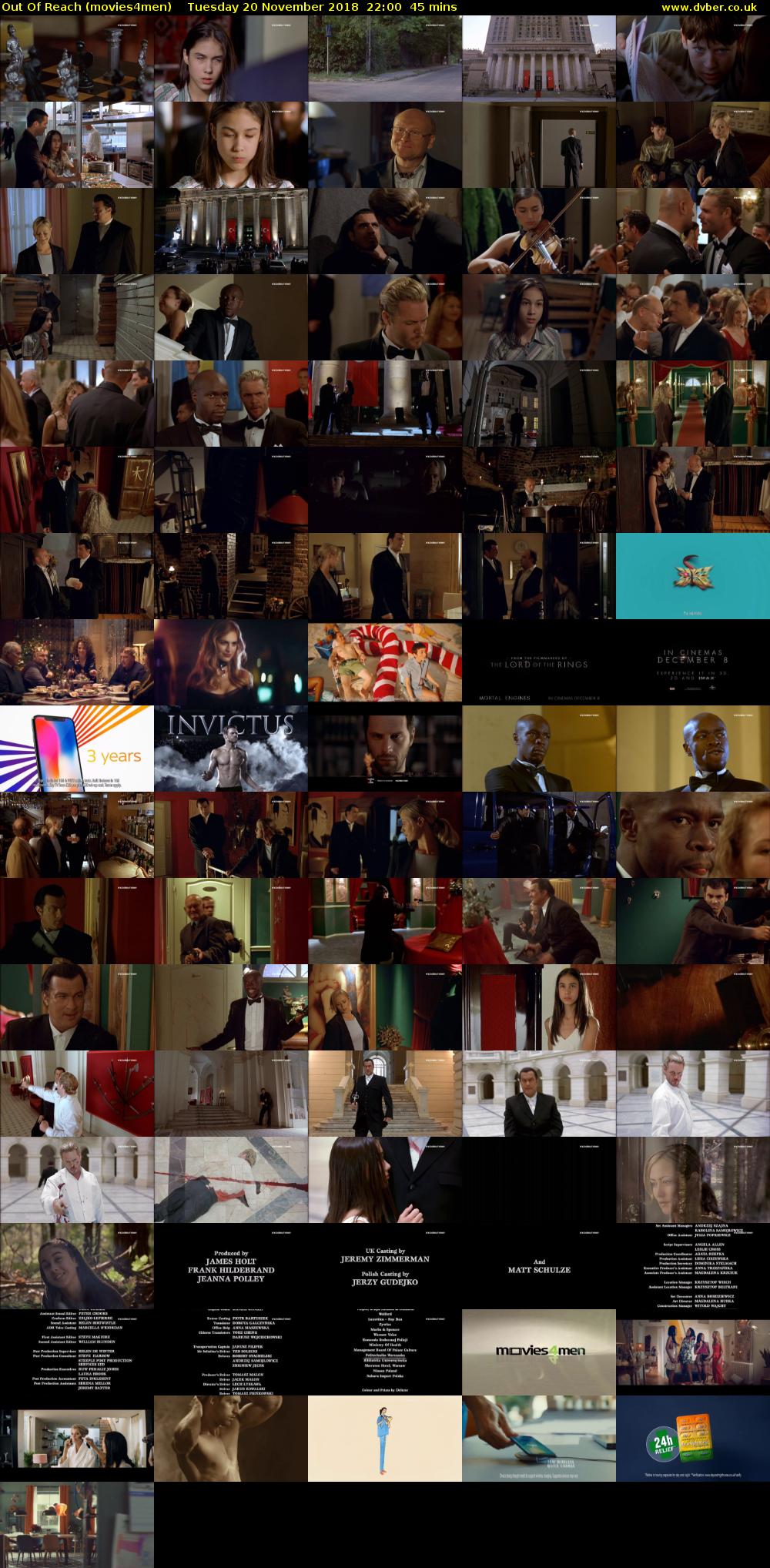 Out Of Reach (movies4men) Tuesday 20 November 2018 22:00 - 22:45