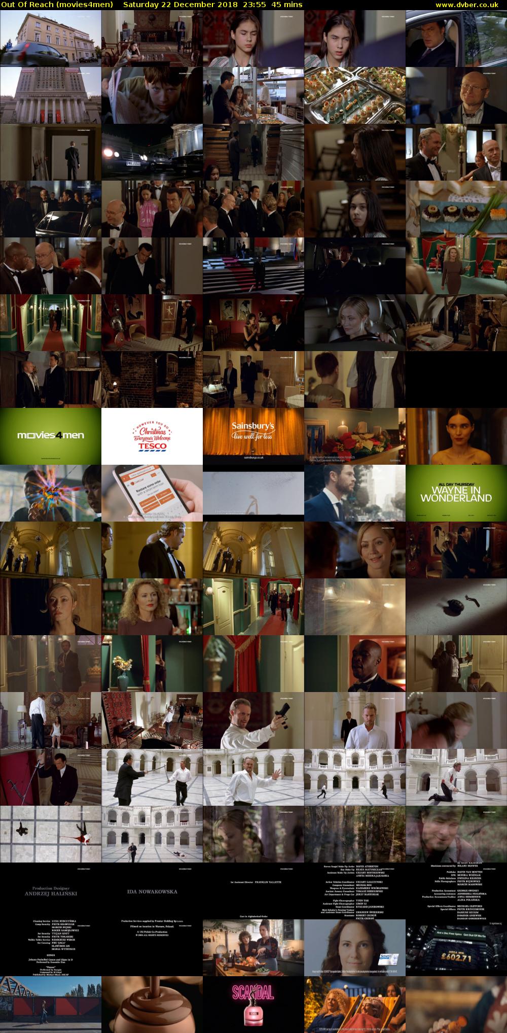 Out Of Reach (movies4men) Saturday 22 December 2018 23:55 - 00:40