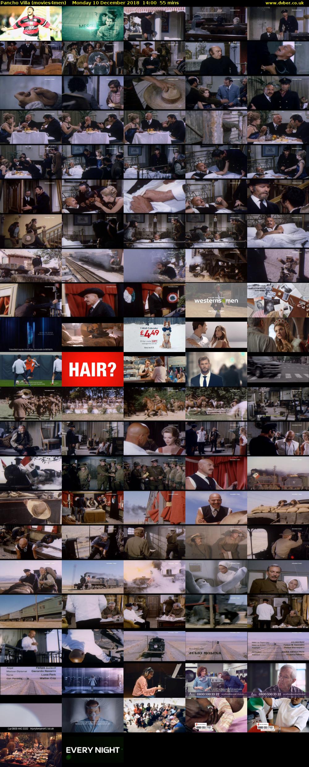 Pancho Villa (movies4men) Monday 10 December 2018 14:00 - 14:55