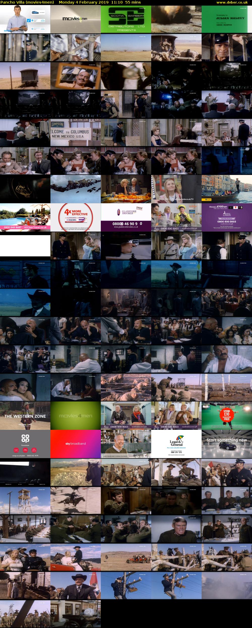 Pancho Villa (movies4men) Monday 4 February 2019 11:10 - 12:05