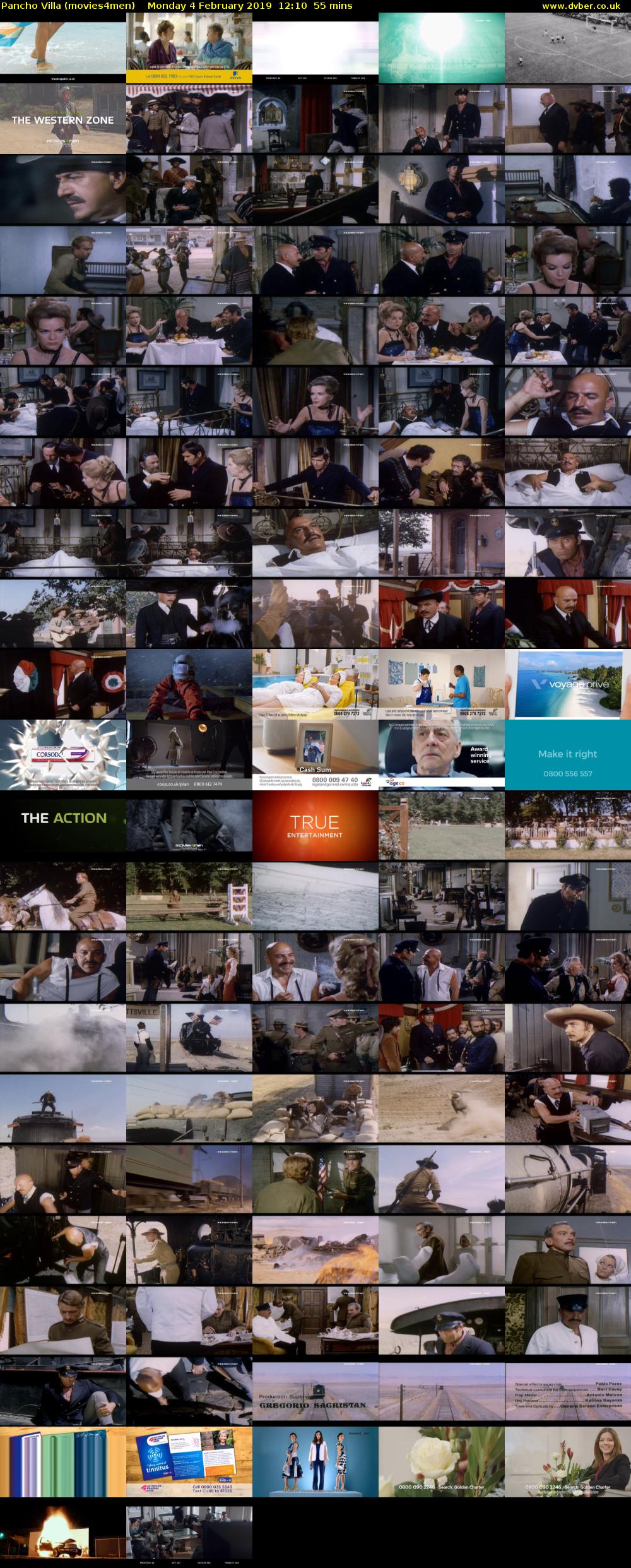 Pancho Villa (movies4men) Monday 4 February 2019 12:10 - 13:05