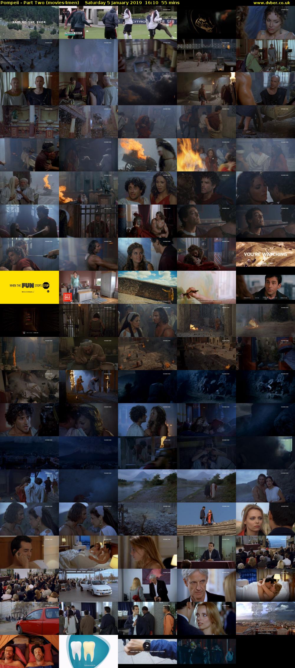 Pompeii - Part Two (movies4men) Saturday 5 January 2019 16:10 - 17:05