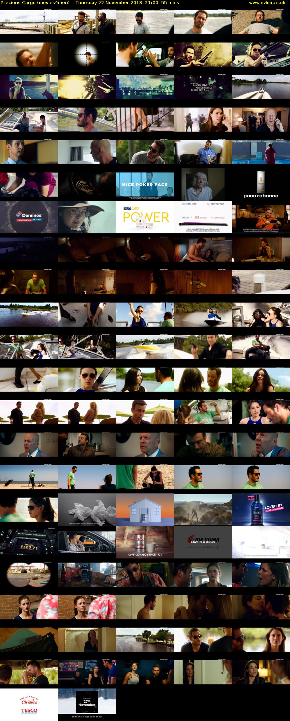 Precious Cargo (movies4men) Thursday 22 November 2018 21:00 - 21:55