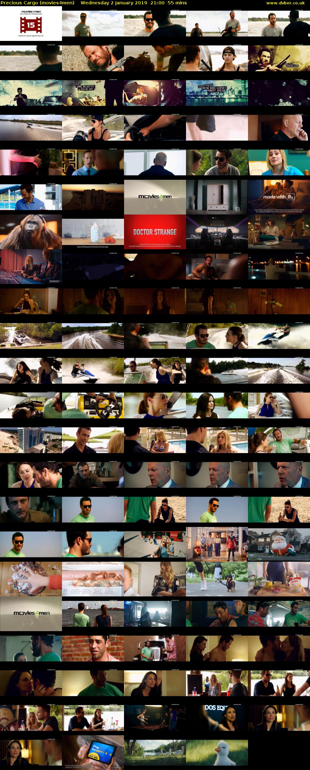 Precious Cargo (movies4men) Wednesday 2 January 2019 21:00 - 21:55