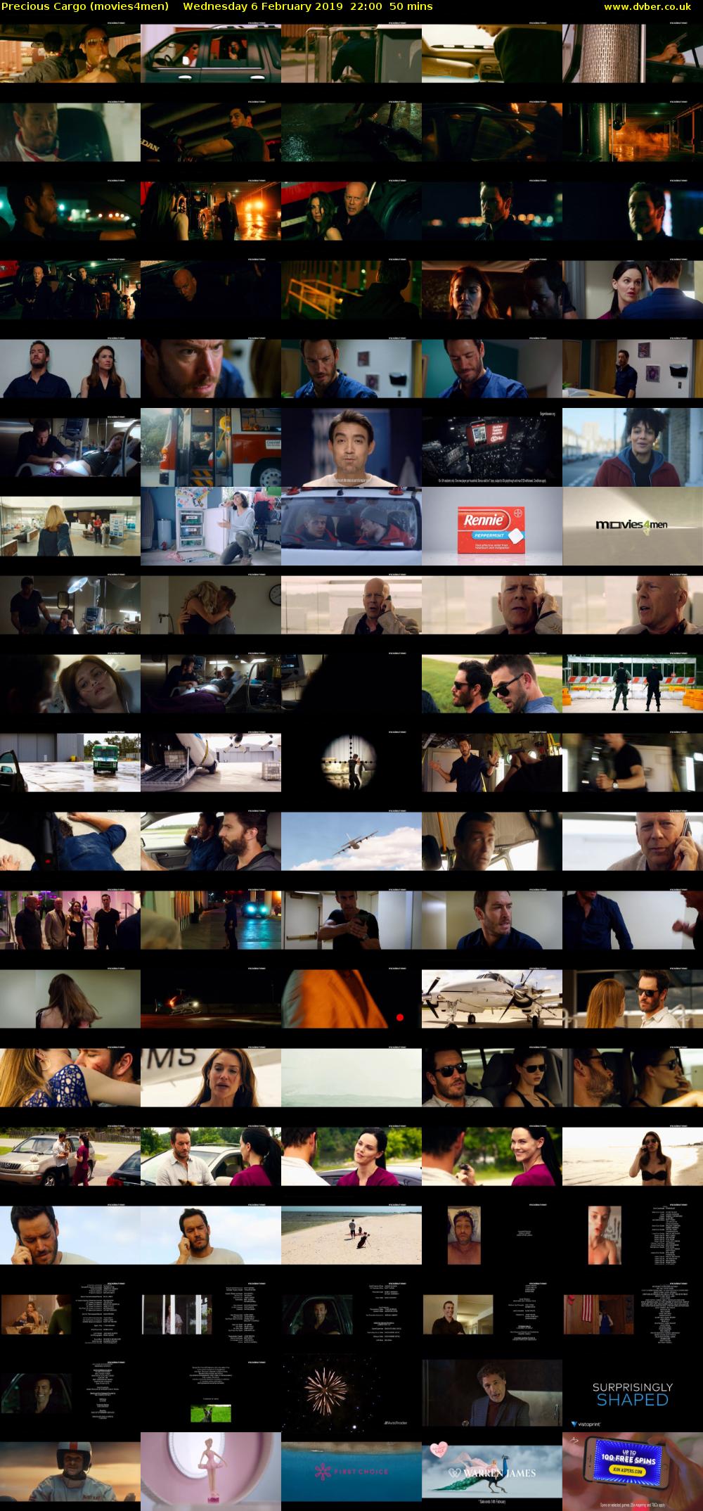 Precious Cargo (movies4men) Wednesday 6 February 2019 22:00 - 22:50