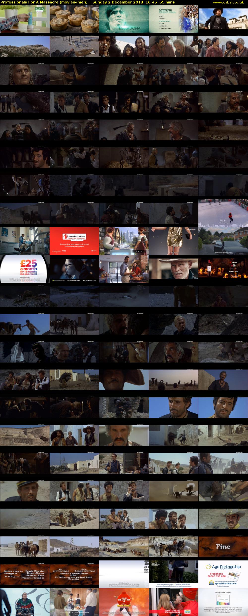 Professionals For A Massacre (movies4men) Sunday 2 December 2018 10:45 - 11:40