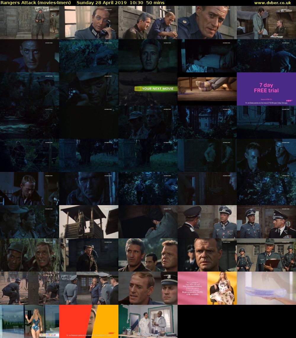 Rangers Attack (movies4men) Sunday 28 April 2019 10:30 - 11:20