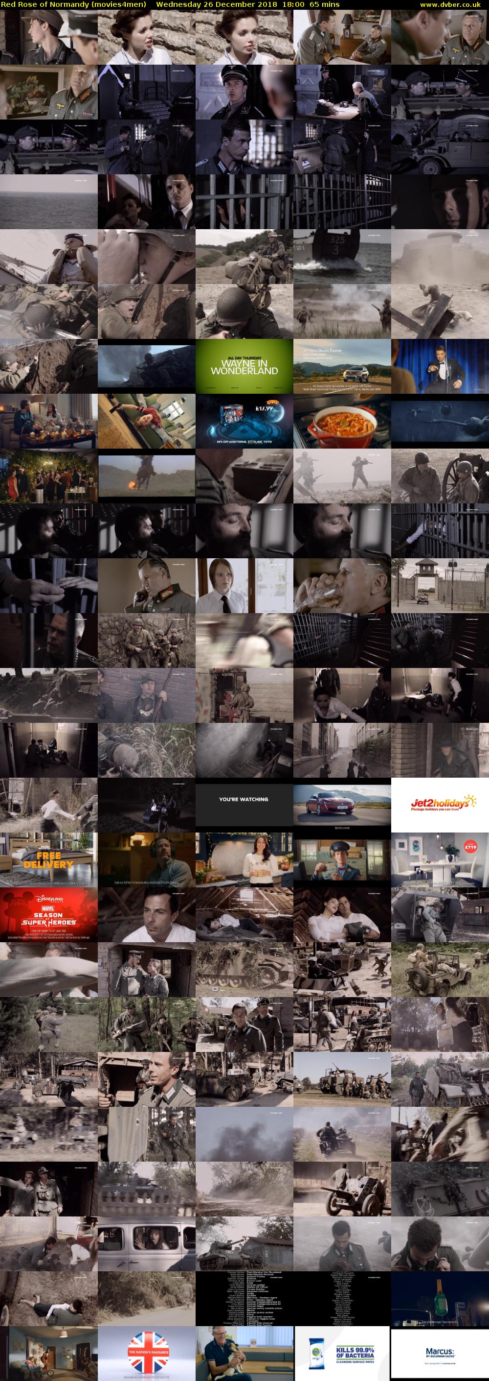 Red Rose of Normandy (movies4men) Wednesday 26 December 2018 18:00 - 19:05