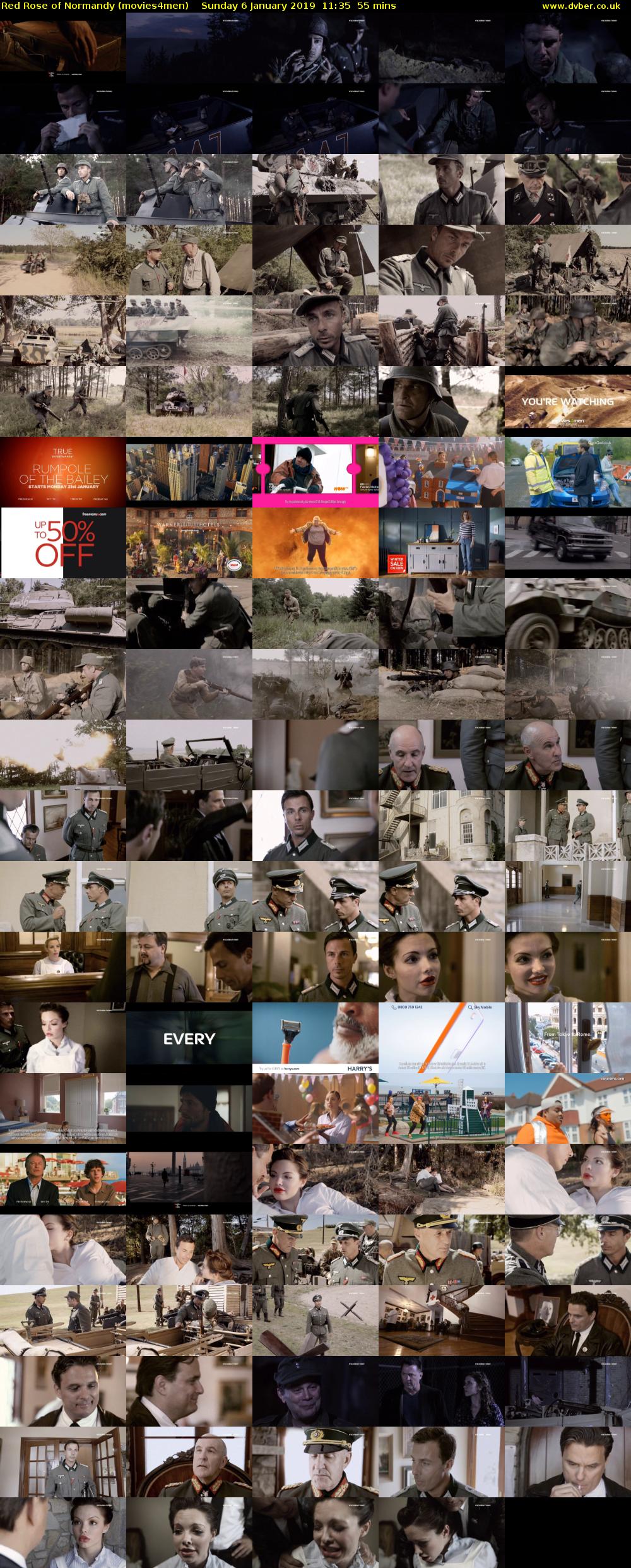 Red Rose of Normandy (movies4men) Sunday 6 January 2019 11:35 - 12:30