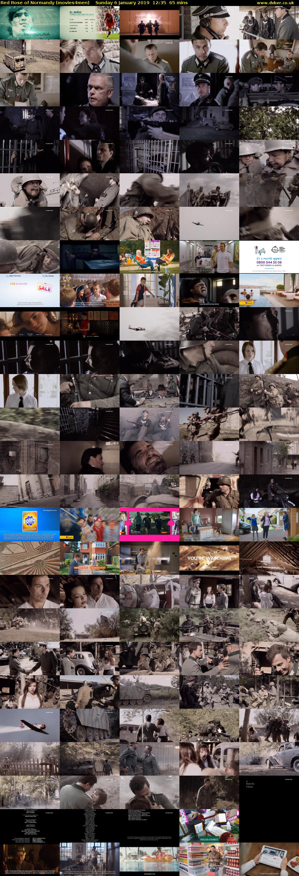 Red Rose of Normandy (movies4men) Sunday 6 January 2019 12:35 - 13:40