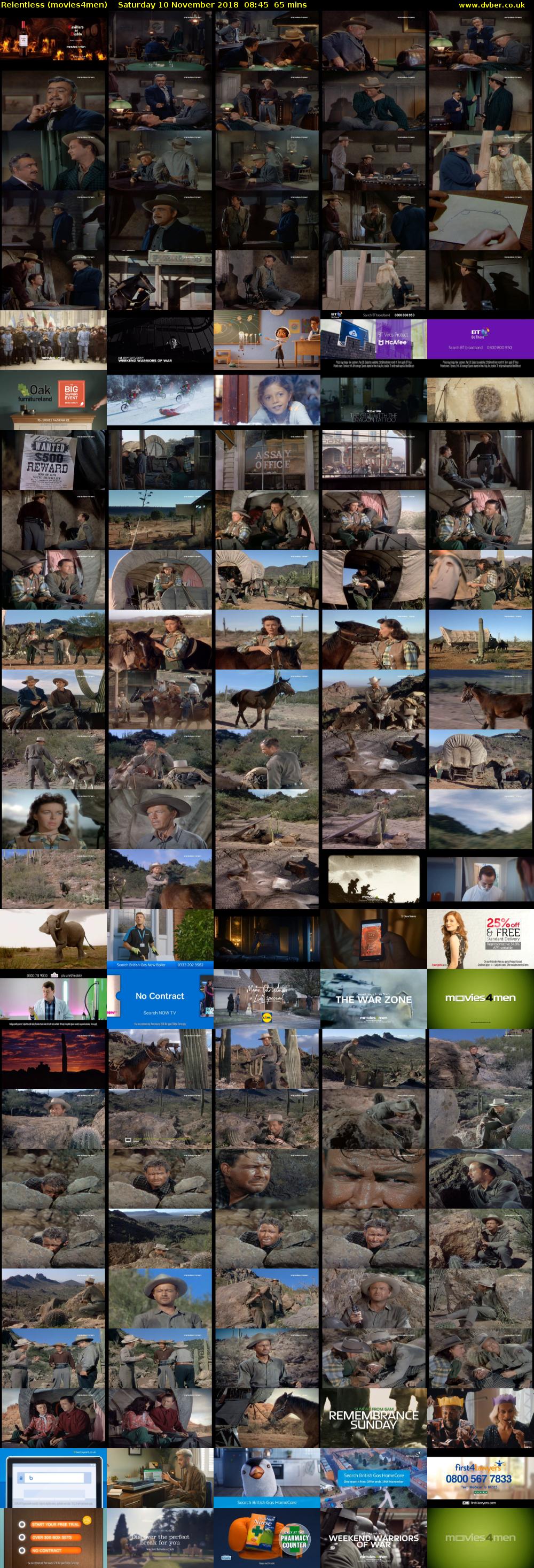 Relentless (movies4men) Saturday 10 November 2018 08:45 - 09:50