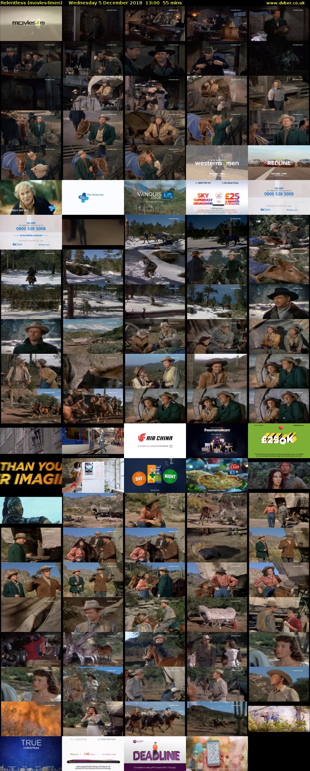 Relentless (movies4men) Wednesday 5 December 2018 13:00 - 13:55