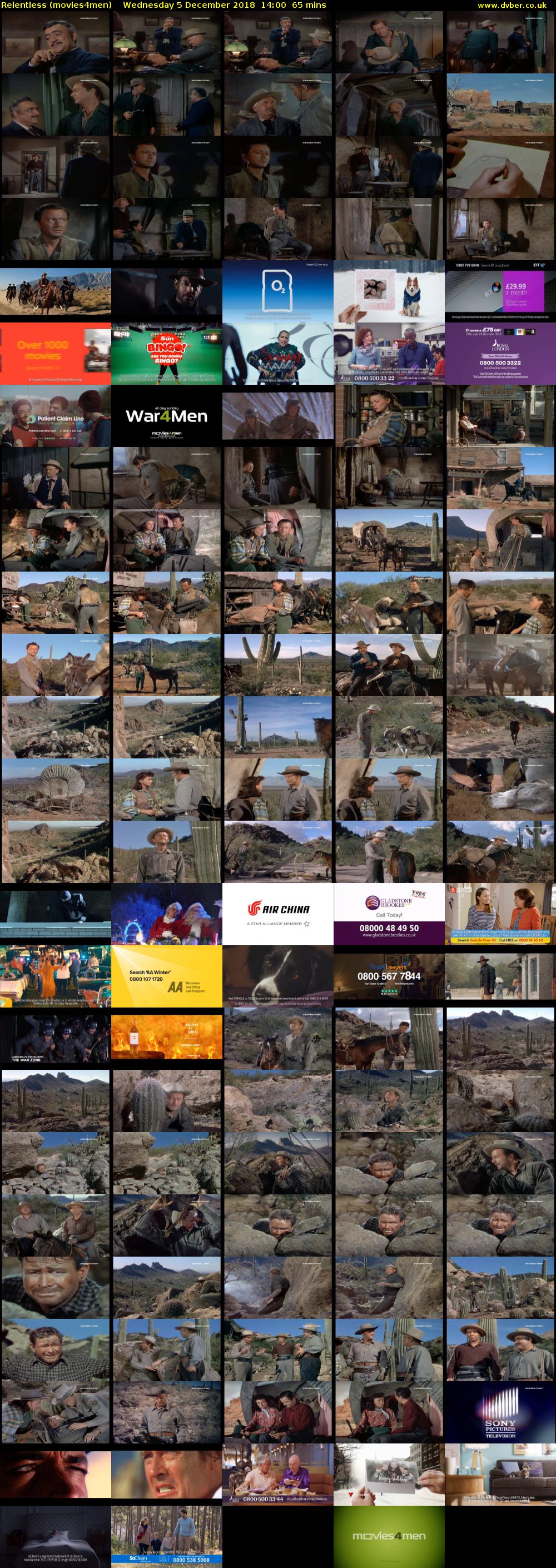 Relentless (movies4men) Wednesday 5 December 2018 14:00 - 15:05