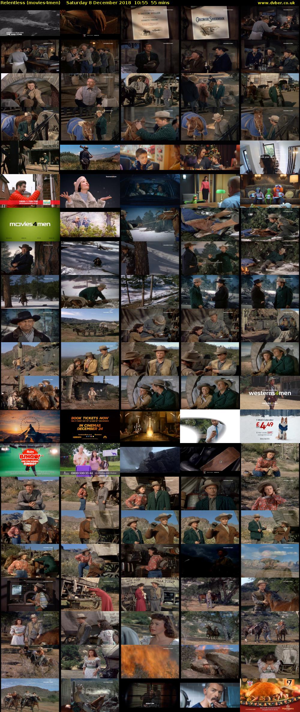 Relentless (movies4men) Saturday 8 December 2018 10:55 - 11:50