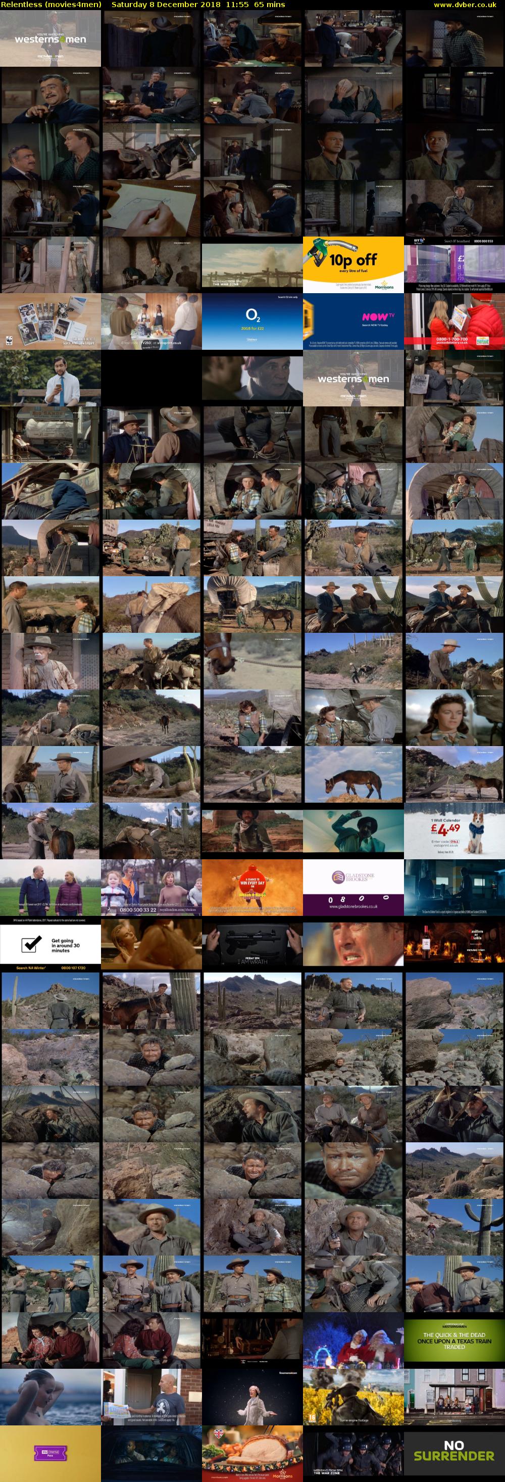 Relentless (movies4men) Saturday 8 December 2018 11:55 - 13:00