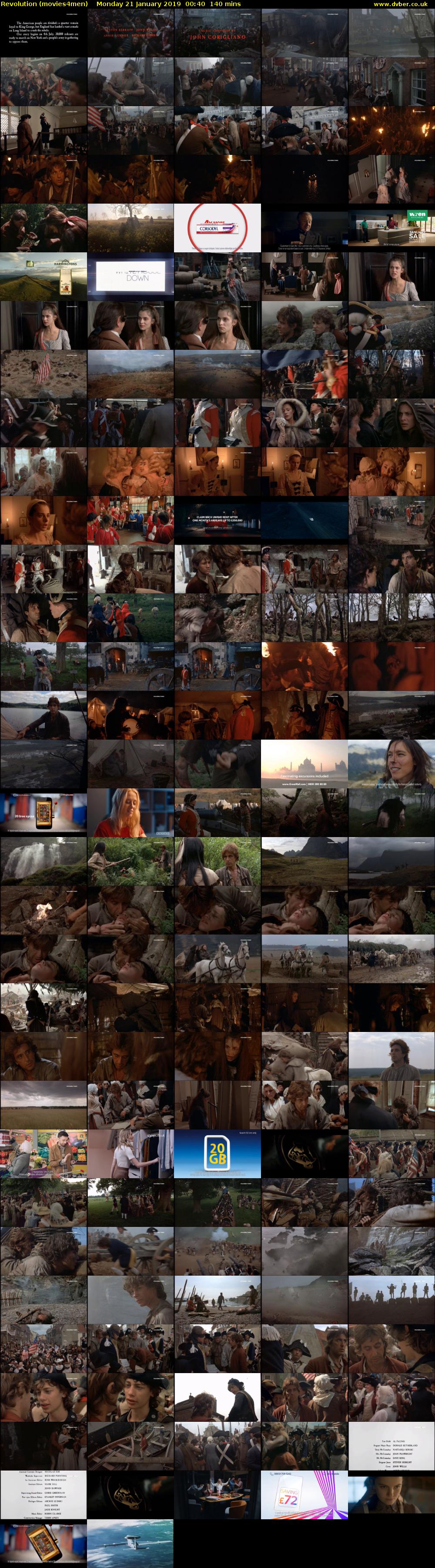 Revolution (movies4men) Monday 21 January 2019 00:40 - 03:00