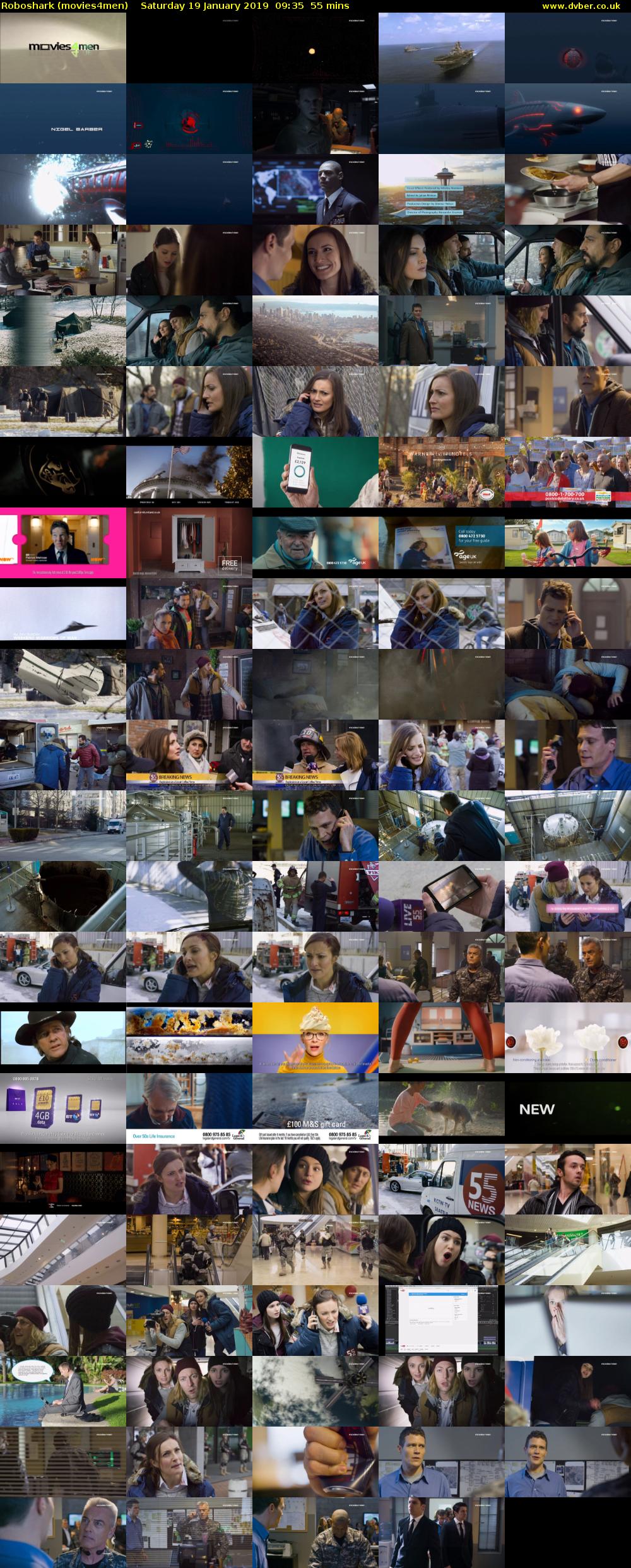 Roboshark (movies4men) Saturday 19 January 2019 09:35 - 10:30