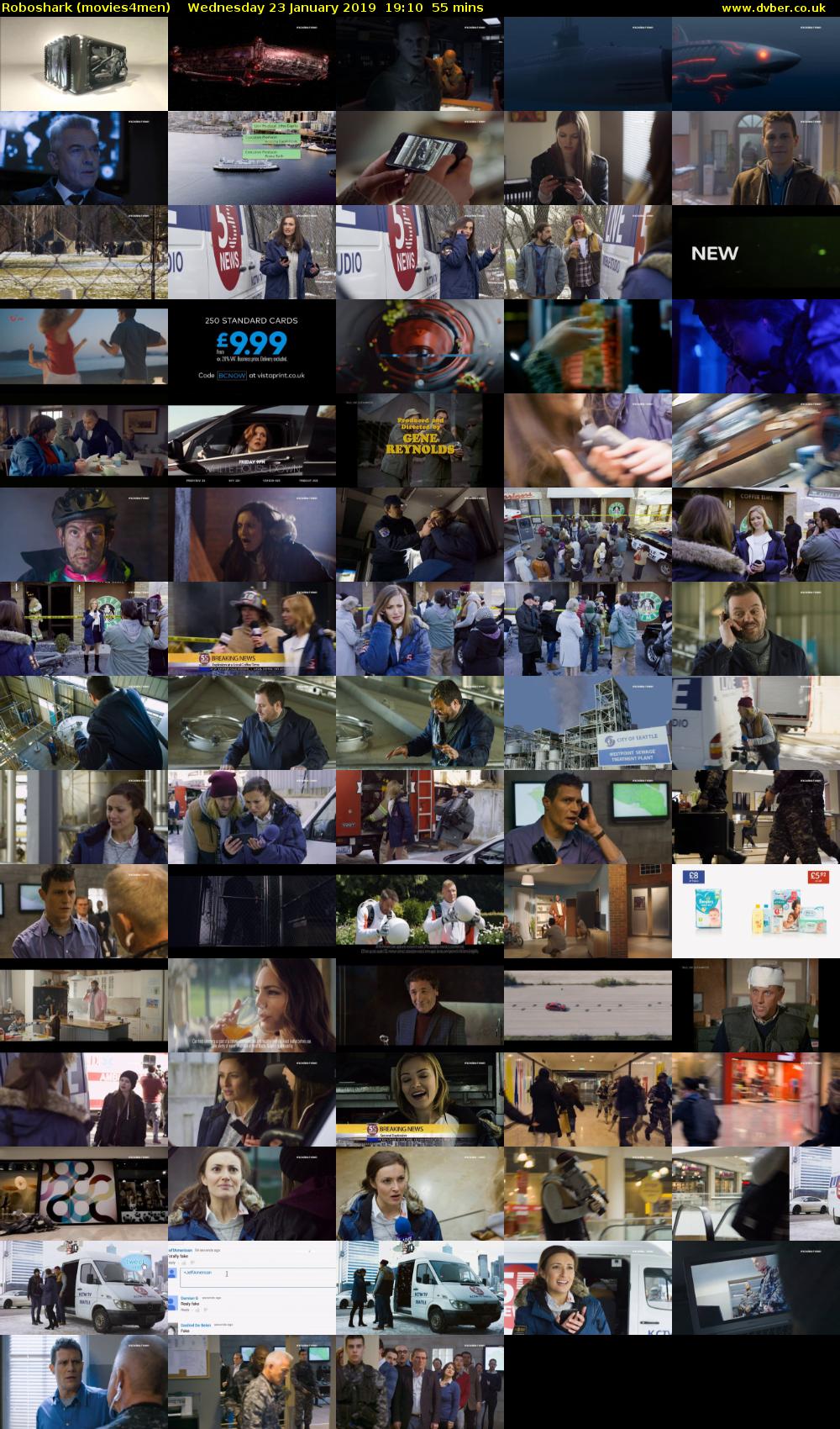 Roboshark (movies4men) Wednesday 23 January 2019 19:10 - 20:05