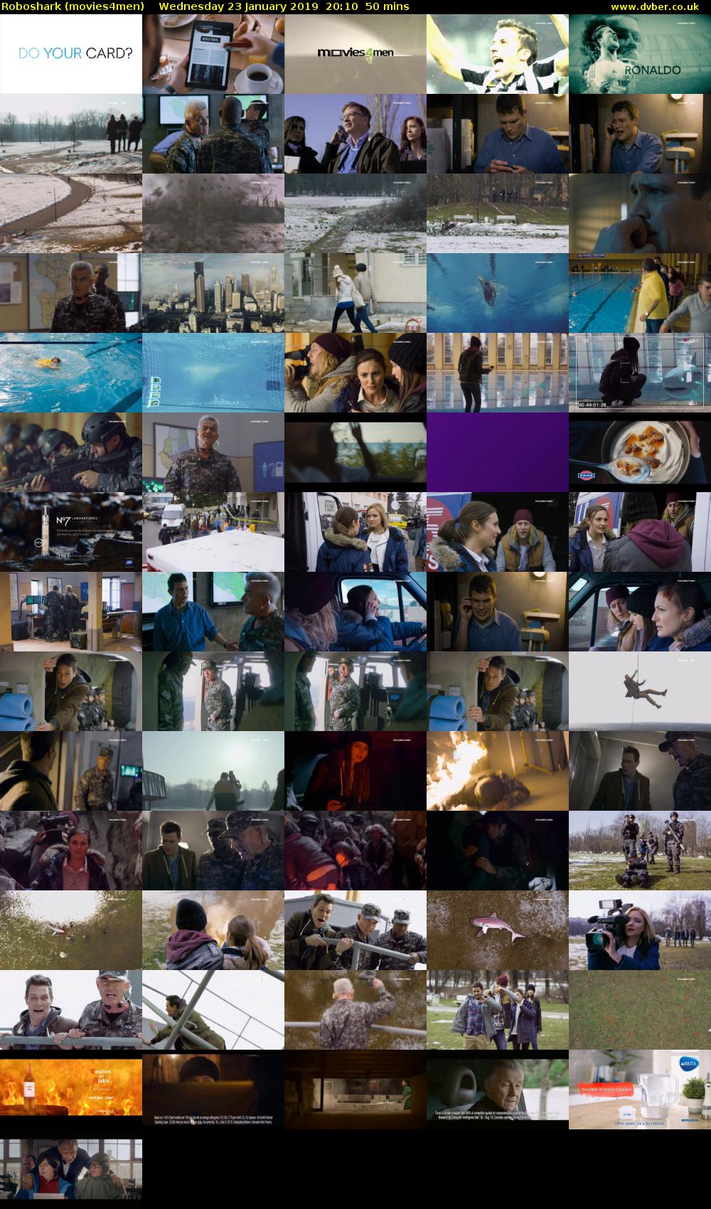Roboshark (movies4men) Wednesday 23 January 2019 20:10 - 21:00
