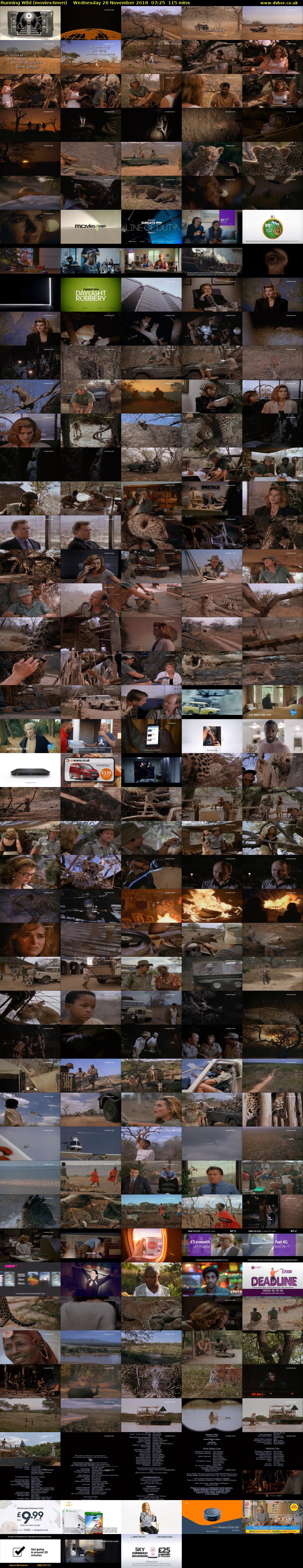 Running Wild (movies4men) Wednesday 28 November 2018 07:25 - 09:20