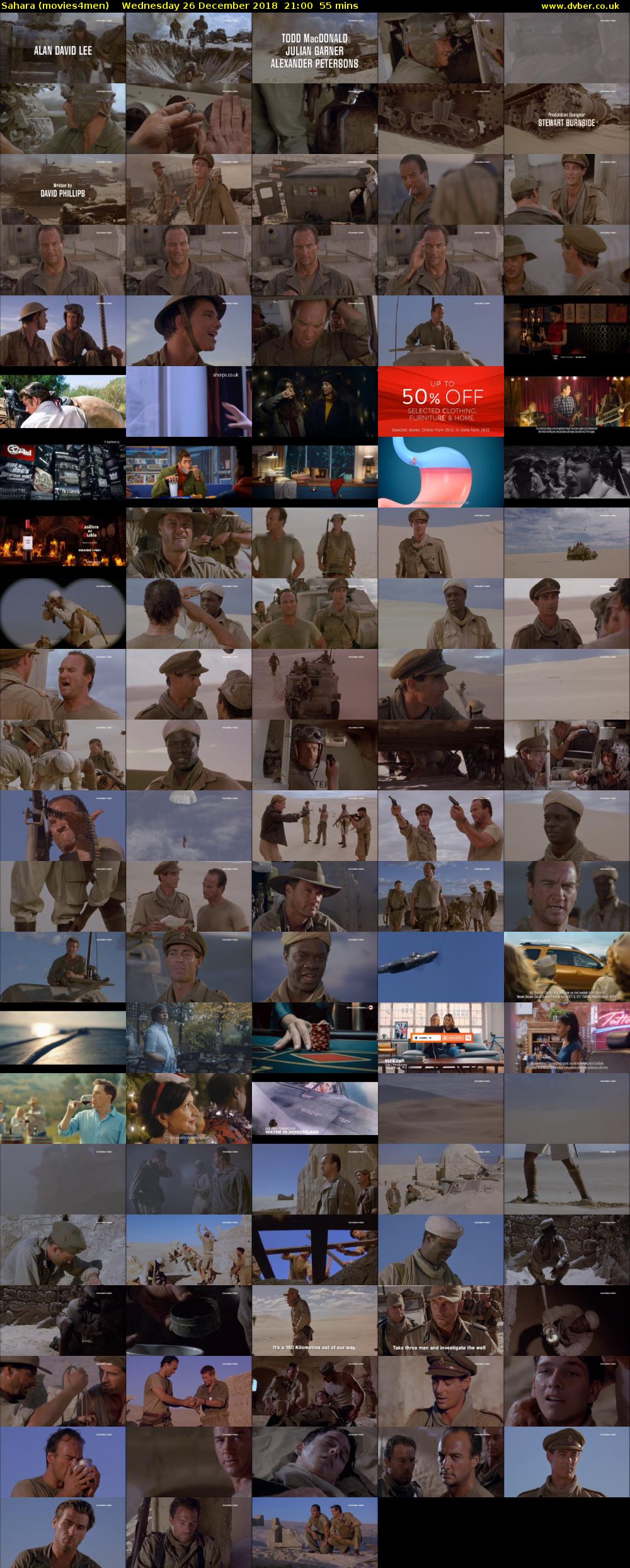 Sahara (movies4men) Wednesday 26 December 2018 21:00 - 21:55