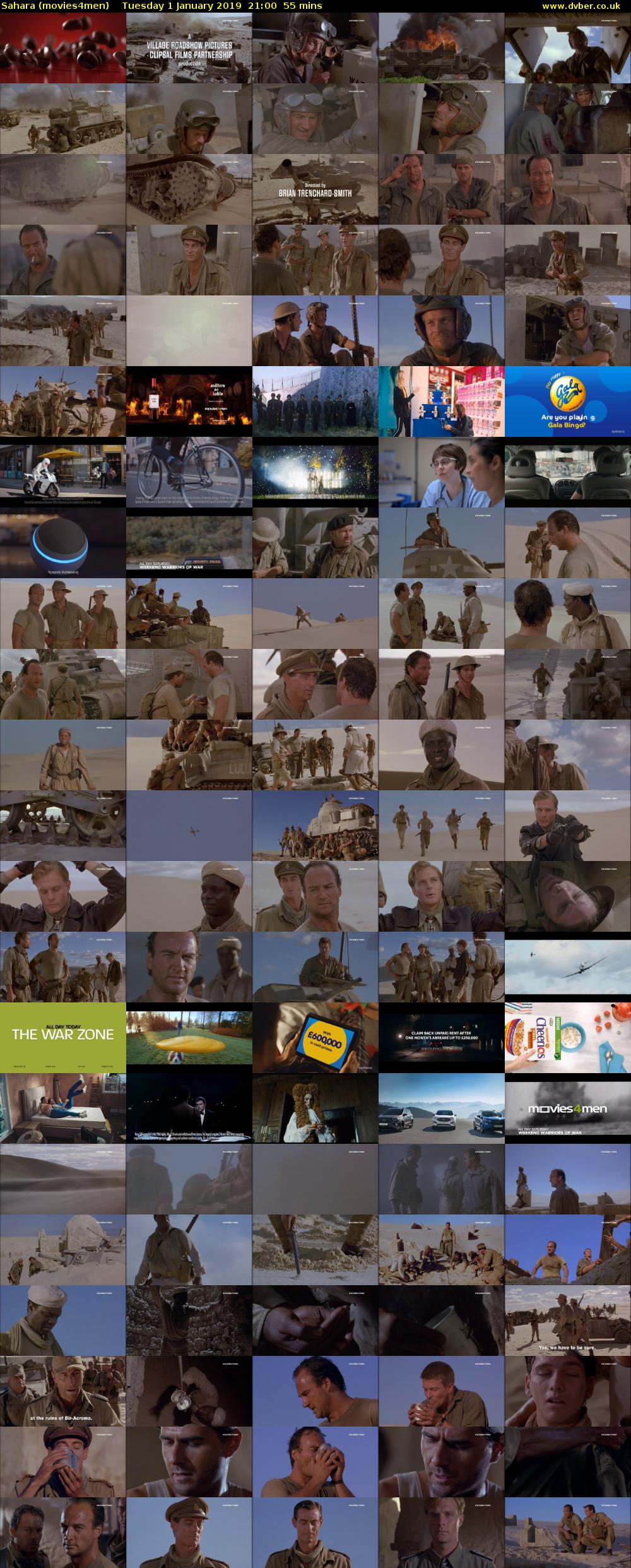 Sahara (movies4men) Tuesday 1 January 2019 21:00 - 21:55