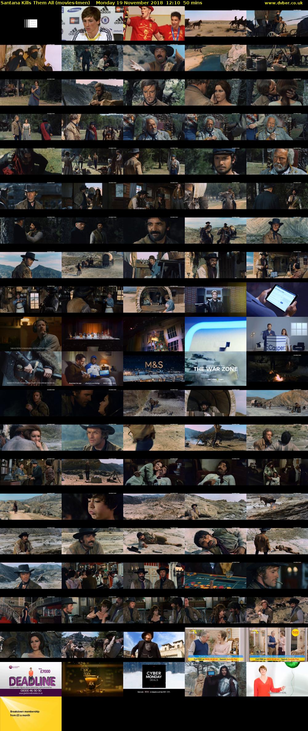 Santana Kills Them All (movies4men) Monday 19 November 2018 12:10 - 13:00