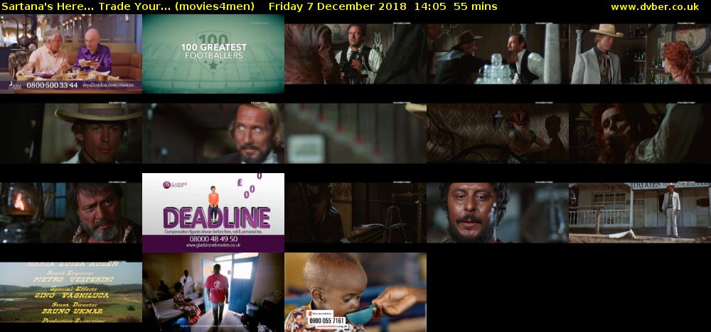 Sartana's Here... Trade Your... (movies4men) Friday 7 December 2018 14:05 - 15:00