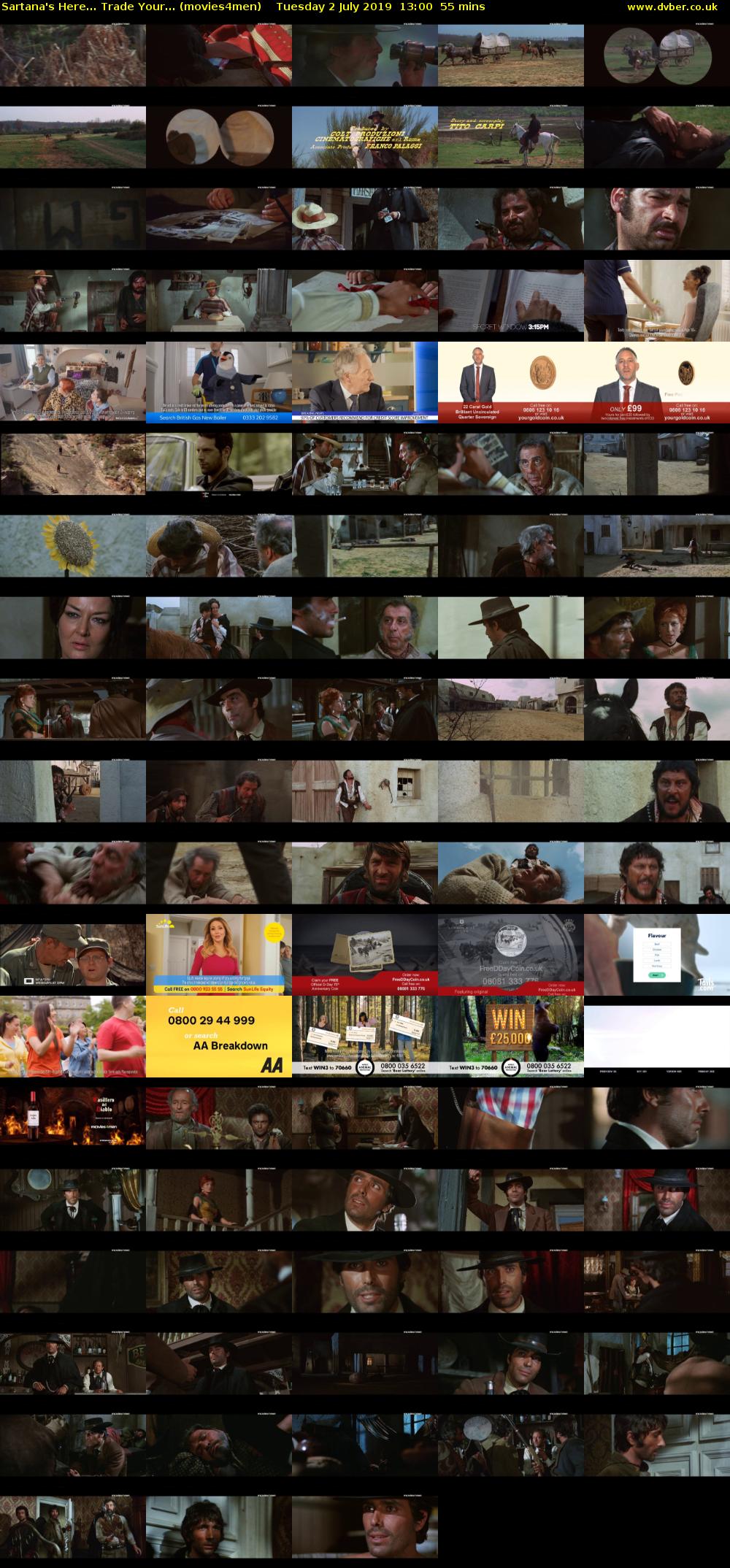 Sartana's Here... Trade Your... (movies4men) Tuesday 2 July 2019 13:00 - 13:55
