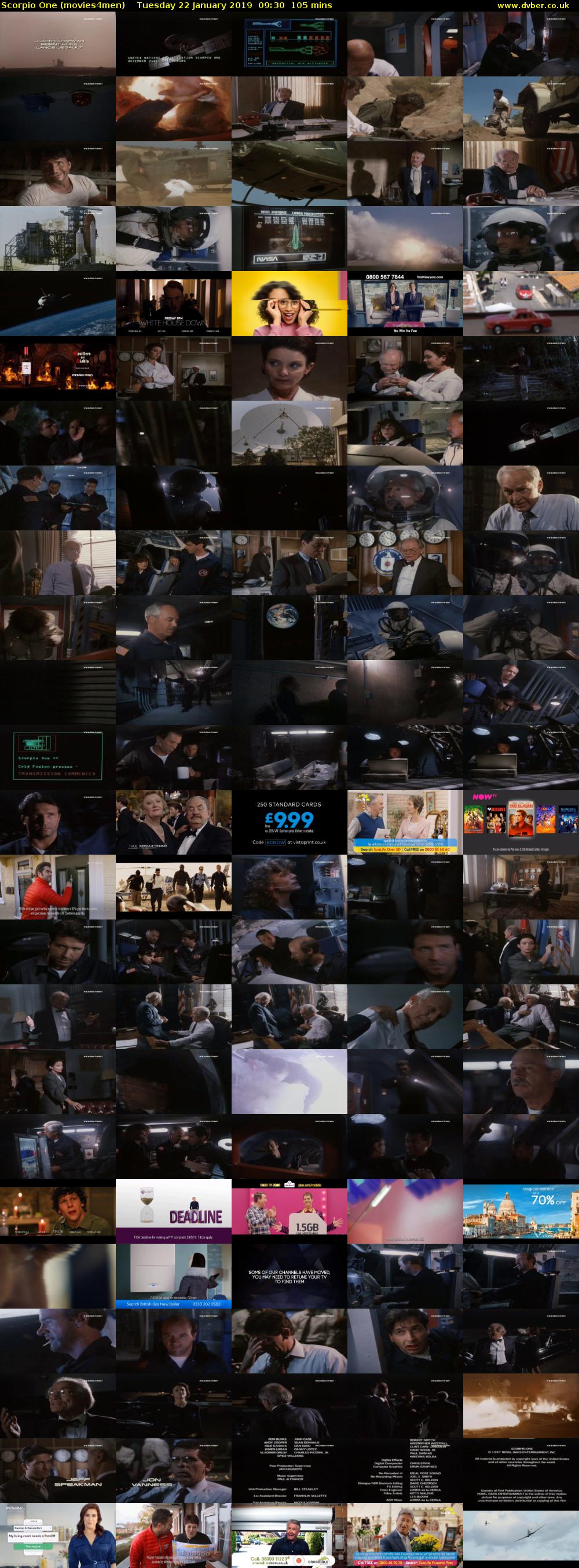 Scorpio One (movies4men) Tuesday 22 January 2019 09:30 - 11:15