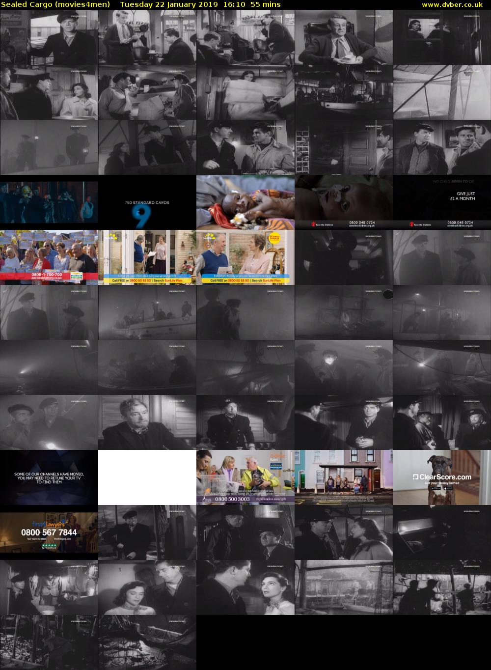 Sealed Cargo (movies4men) Tuesday 22 January 2019 16:10 - 17:05