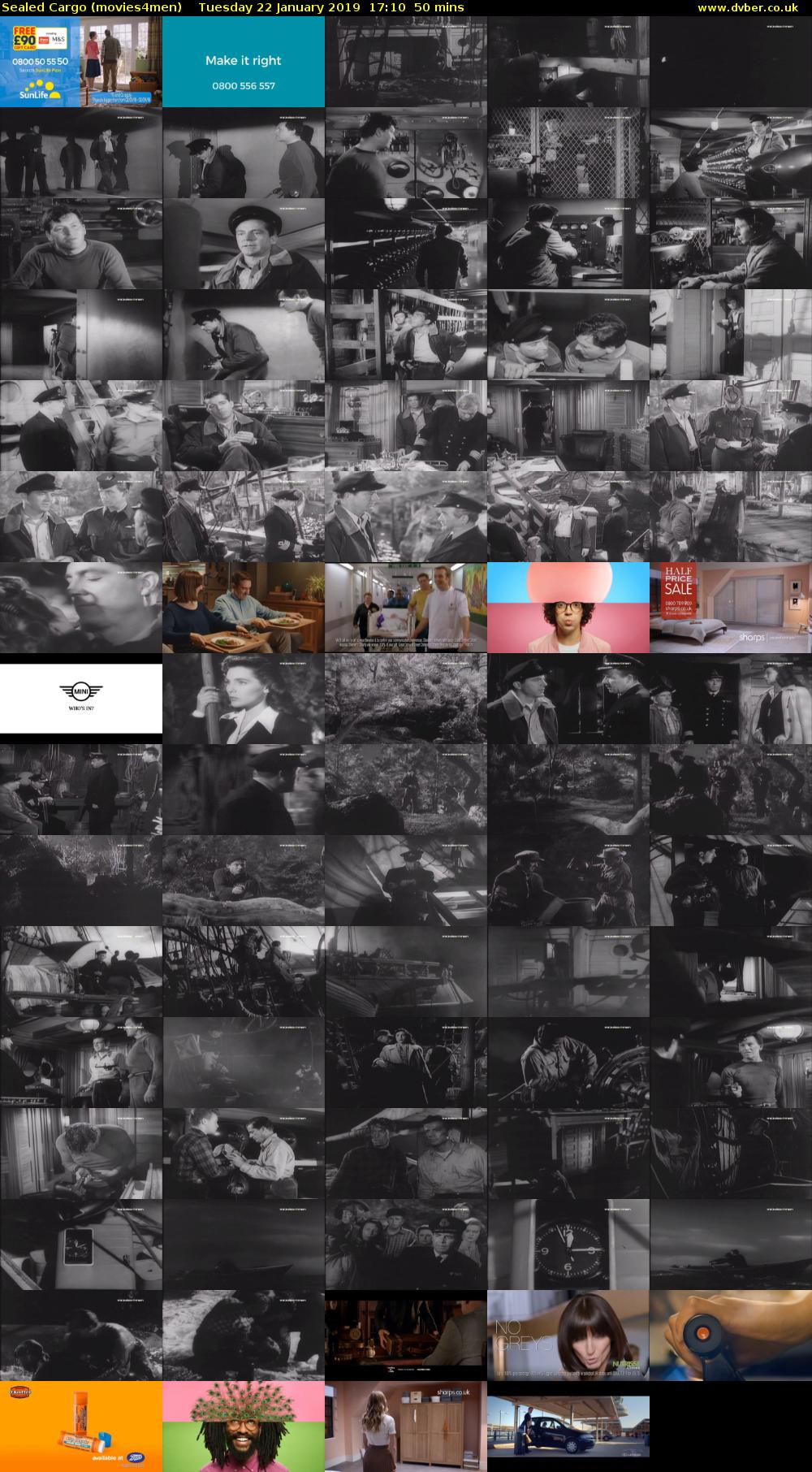 Sealed Cargo (movies4men) Tuesday 22 January 2019 17:10 - 18:00