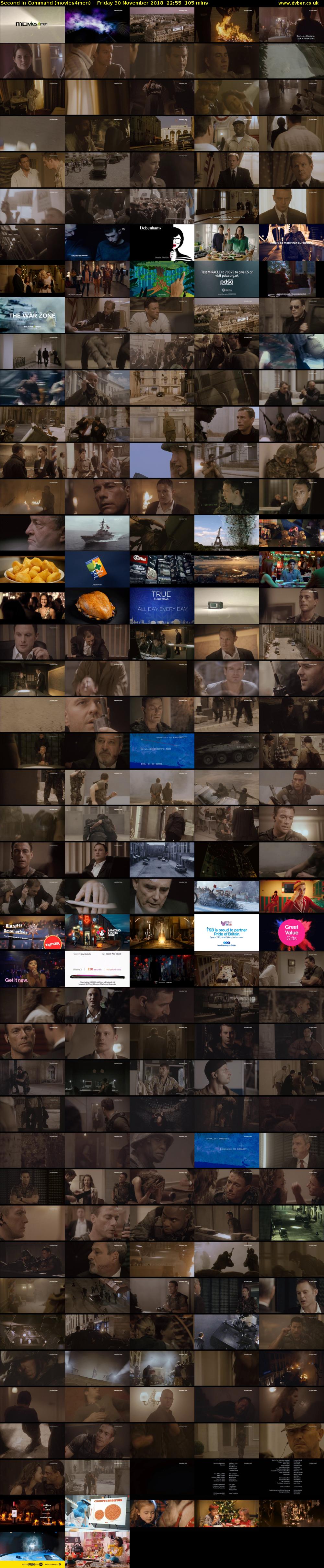 Second In Command (movies4men) Friday 30 November 2018 22:55 - 00:40