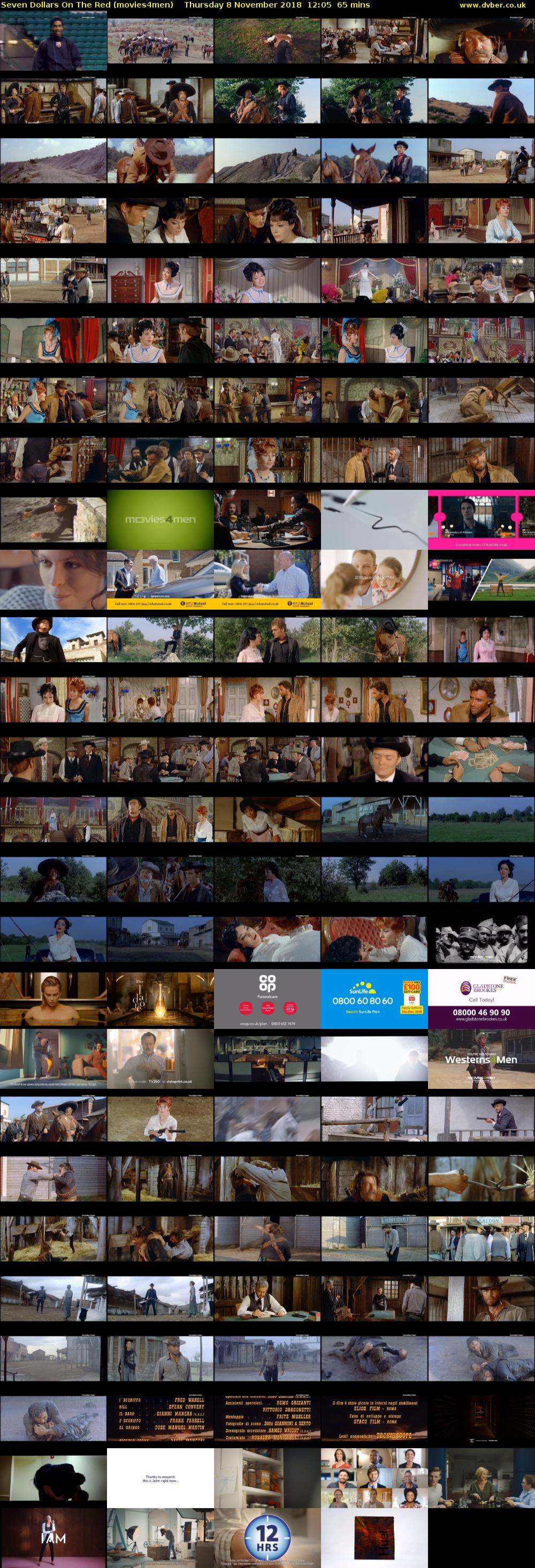 Seven Dollars On The Red (movies4men) Thursday 8 November 2018 12:05 - 13:10