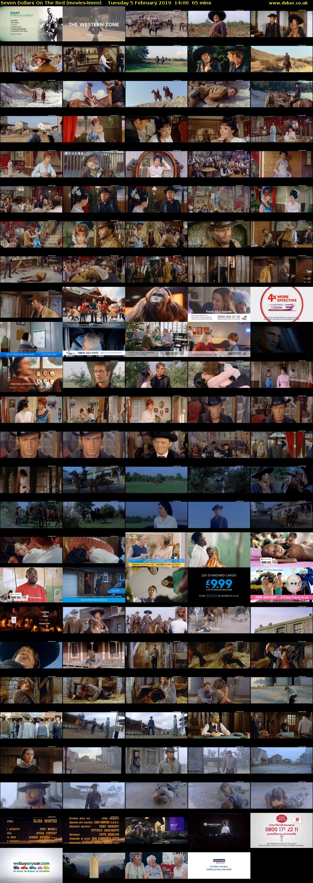 Seven Dollars On The Red (movies4men) Tuesday 5 February 2019 14:00 - 15:05