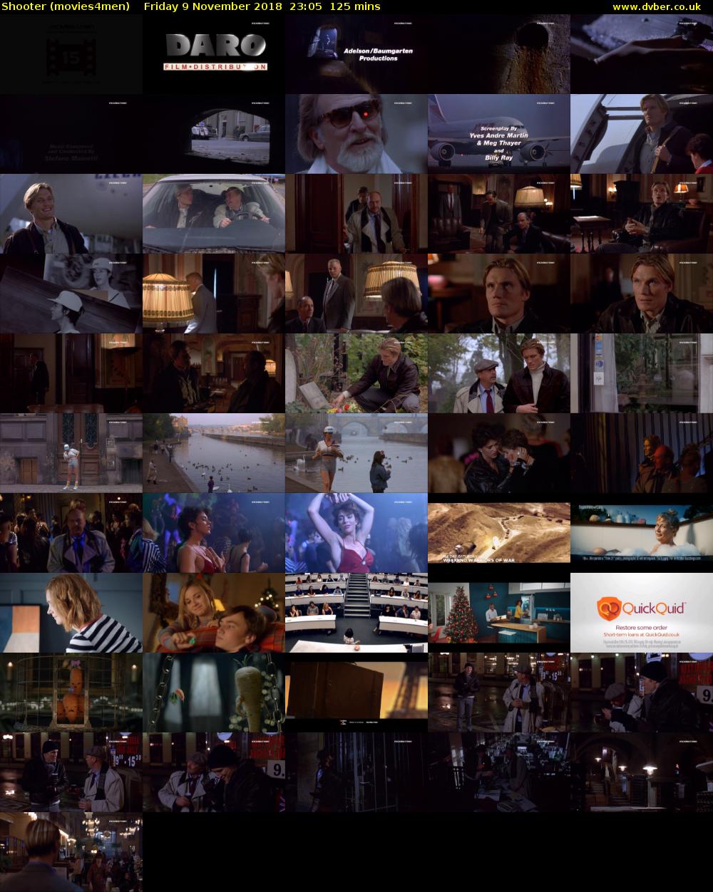 Shooter (movies4men) Friday 9 November 2018 23:05 - 01:10