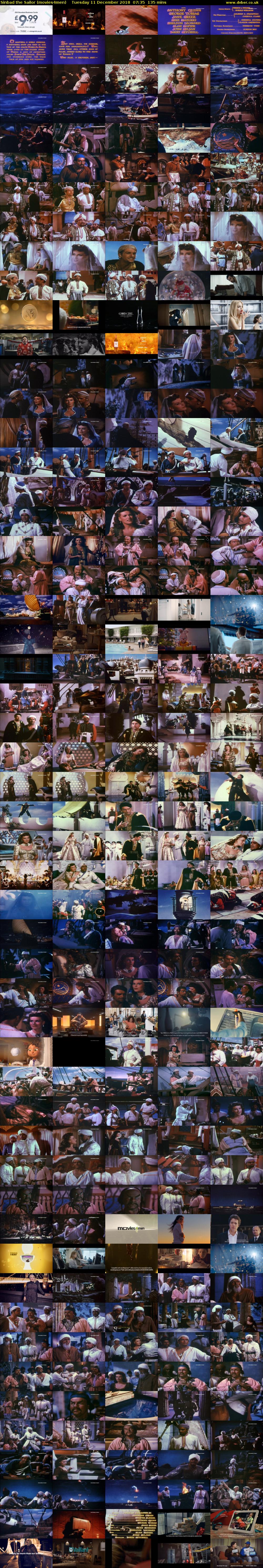 Sinbad the Sailor (movies4men) Tuesday 11 December 2018 07:35 - 09:50