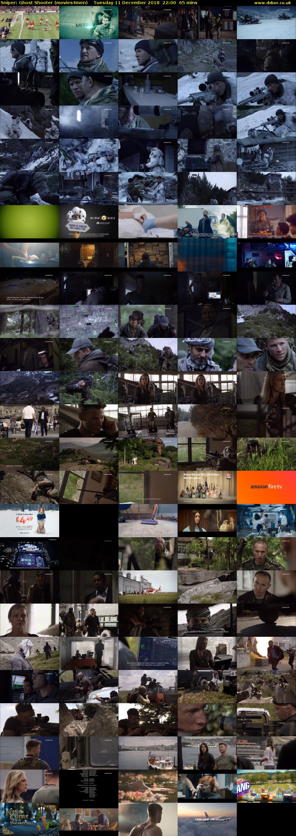 Sniper: Ghost Shooter (movies4men) Tuesday 11 December 2018 22:00 - 23:05