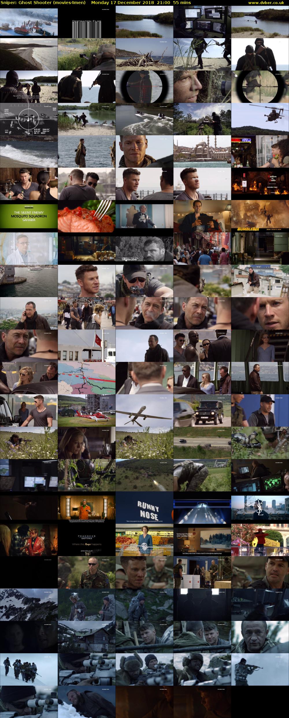 Sniper: Ghost Shooter (movies4men) Monday 17 December 2018 21:00 - 21:55