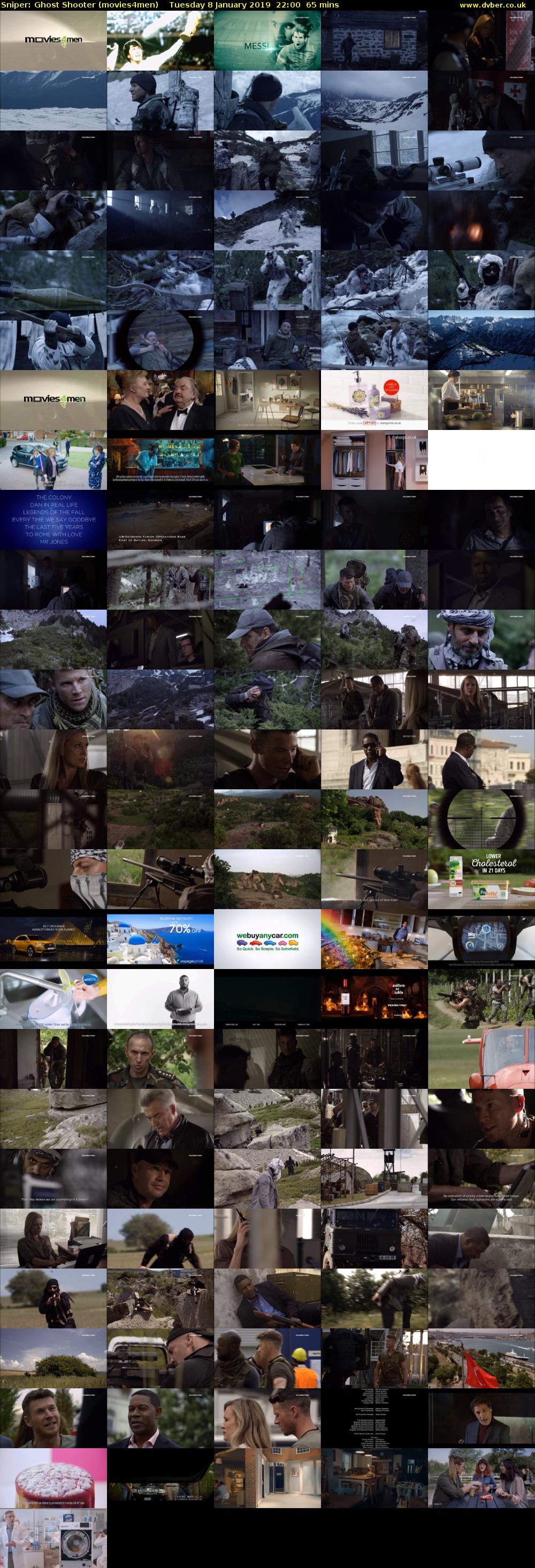 Sniper: Ghost Shooter (movies4men) Tuesday 8 January 2019 22:00 - 23:05