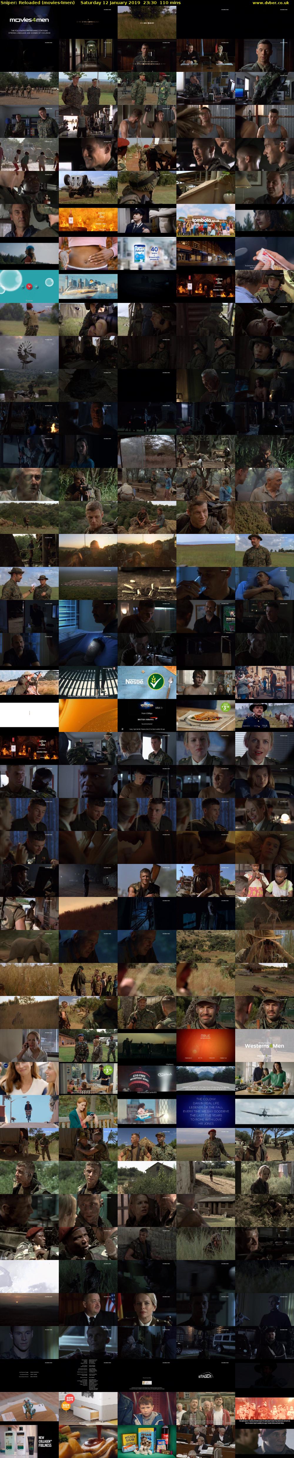 Sniper: Reloaded (movies4men) Saturday 12 January 2019 23:30 - 01:20